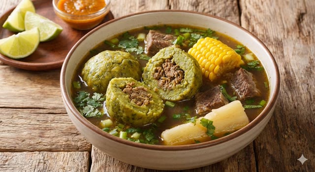 Caldo de bolas